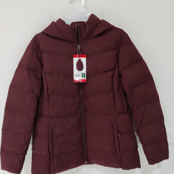 NWT 32 Degrees Heat Women's Winter Tech Hooded Puffer Jacket Size M $125 9D059 - Picture 1 of 2